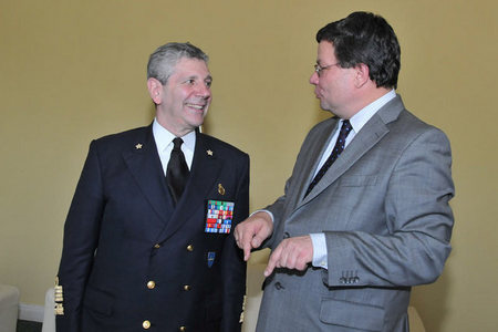 Z přijeti předsedy Vojenského výboru NATO ministrem obrany ČR 2