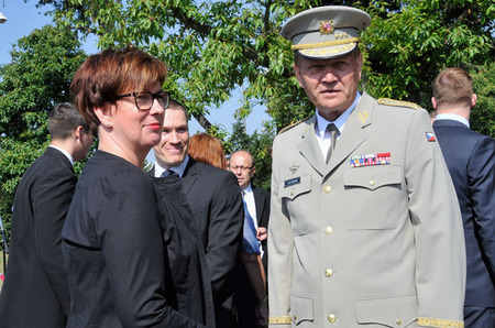 Náměstkyně ministra obrany Alena Netolická a náčelník GŠ AČR generálporučík Josef Bečvář