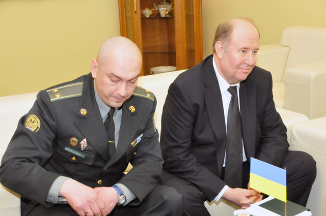 Hosté českého ministra obrany při pracovním setkání