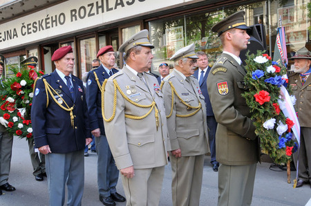 Památku obětí srpnových událostí roku 1968 uctili také zástupci veteránských organizací