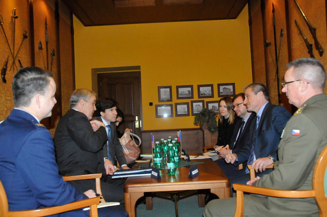 Z jednání na Ministerstvu obrany České republiky v Praze