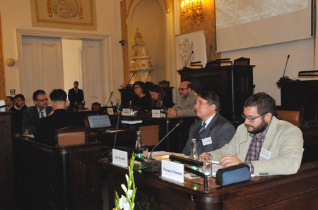 Ze slavnostního zahájení čtvrté části konferencí věnovaných událostem 1. světové války