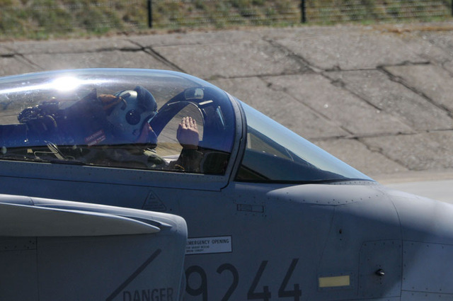 Odlétáme, loučí se  další z čáslavských pilotů