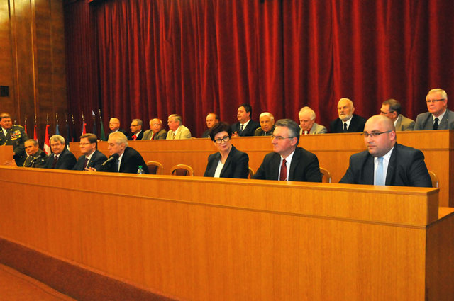 Čestné předsednictvo X. sjezdu Českého svazu bojovníků za svobodu