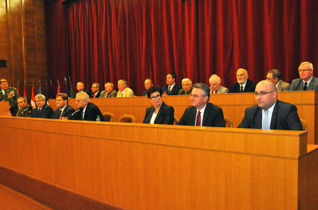 Na ministerstvu obrany se konal X. sjezd ČSBS, vystoupil i prezident republiky