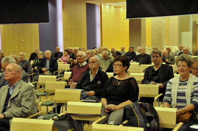 Účastníci setkání a konference v kongresovém sále DAP Praha, kteří přijeli z celé ČR a zastupovali nejen bývalé vojáky,ale také občanské zaměstnance rezortu Ministerstva obrany ČR