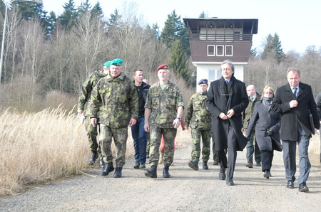 Ministr obrany Martin Stropnický navštívil Vojenský újezd Brdy