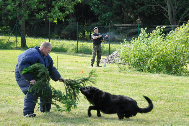 Kontrolní zadržení - protiútok, při kterém zazněly i výstřely
