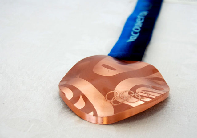 Bronzová medaile ze ZOH ve Vancouveru 2010