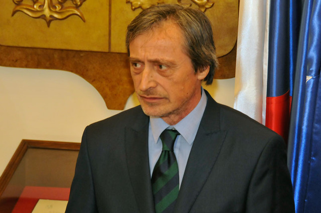 Ministr obrany Martin Stropnický při prvním setkání s novináři 