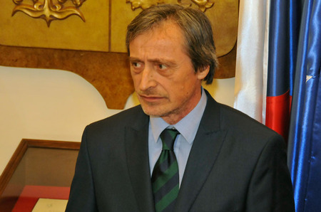 Ministr obrany Martin Stropnický při prvním setkání s novináři 