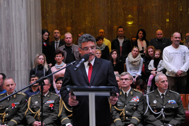 Náměstek Tomáš Kuchta hovořil o tom, že počínání českých vojáků ze 4. strážní roty bylo vysoce hodnoceno americkými veliteli