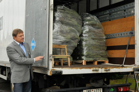 S druhou dílčí dodávkou přijel do Brna osobně i ředitel prostějovské firmy Pavel Koutný