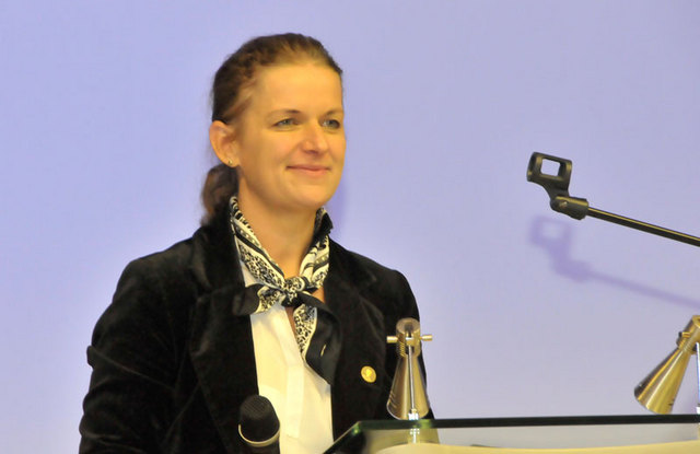 Úvodní vystoupení patřilo náměstkyni ministra obrany Lence Ptáčkové Melicharové