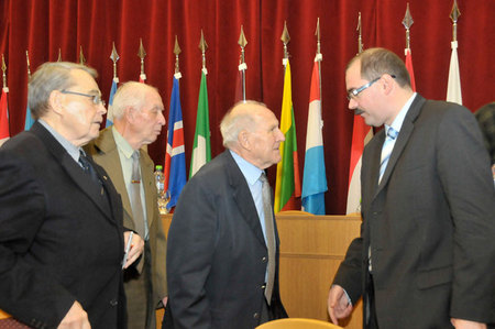 X.sjezdu se zúčastnil také Pavel Žáček (vpravo), který je poradcem náměstkyně ministra obrany pro personalistiku