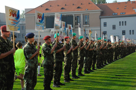 Slavnostní zahájení celorepublikového finále na stadionu Juliska