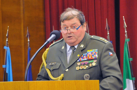 Na národní sebevědomí a posílení slavných tradic spojených s národně-osvobozeneckým bojem apeloval ve svém vystoupení také předseda ČSBS plukovník Jaroslav Vodička