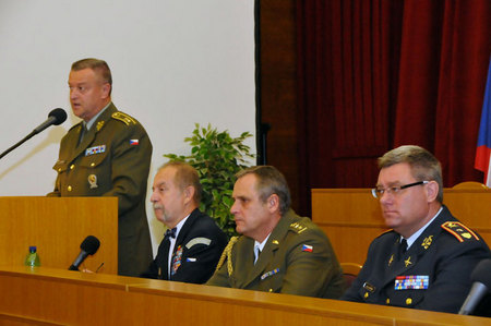 S projevem vystoupil také první zástupce náčelníka GŠ AČR generálmajor Miroslav Žižka