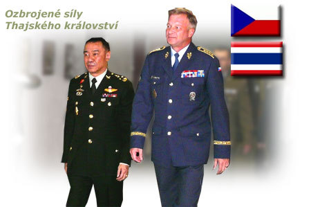Thajští vojáci v České republice