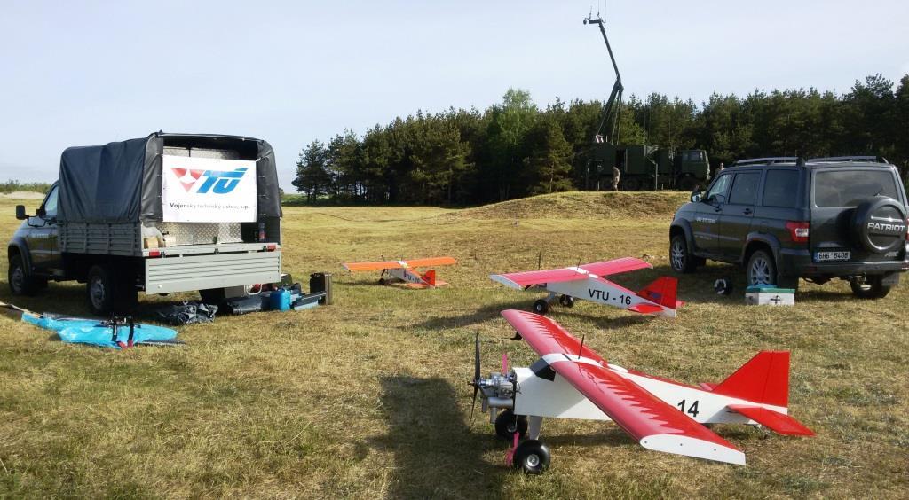 Bezpilotní prostředky VTÚ v lotyšském výcvikovém prostoru
