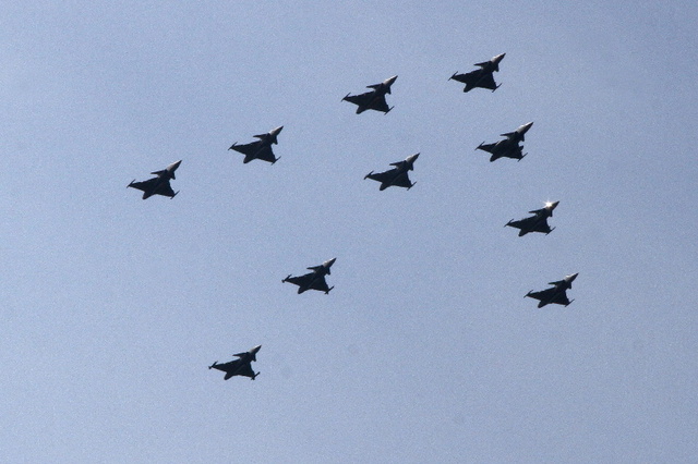  Formace letounů Jas-39 Gripen