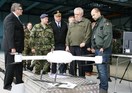 Prezident Miloš Zeman při prezentaci portfolia VTÚ, s.p.