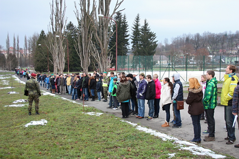 Zdánlivě nekonečný zástup návštěvníků dokládá, že zájem o studium na VSŠ a VOŠ MO v Moravské Třebové je opravdu velký