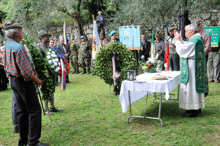 V horách Monte Baldo se konala také bohoslužba za československé legionáře