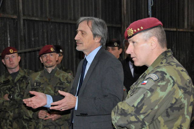 Beseda s vojáky byla velmi otevřená