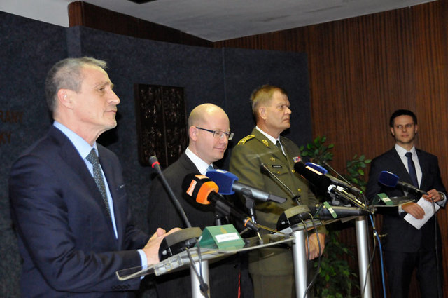 Po skončení veřejné části velitelského shromáždění se konala tisková konference