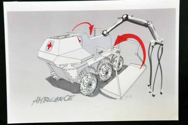 Dnešní roboty umí i na válčišti naložit raněného