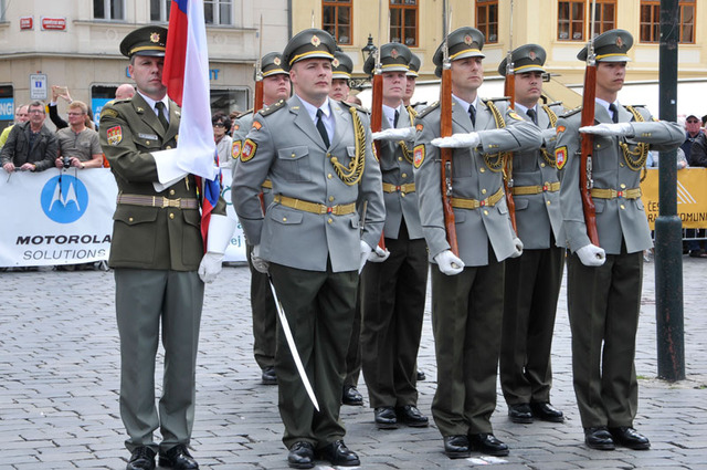 Své mistrovství předvedli také vojáci Čestné stráže ozbrojených sil Slovenské republiky