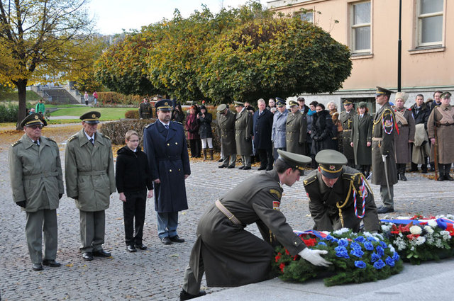 Také představitelé ČsOL vzdali čest svým předchůdcům, kteří stáli u zrodu samostatného československého státu