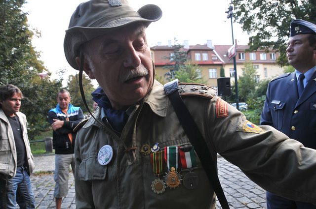 Účastník operace v Perském zálivu - plk. v zál. Jaromír Mareček