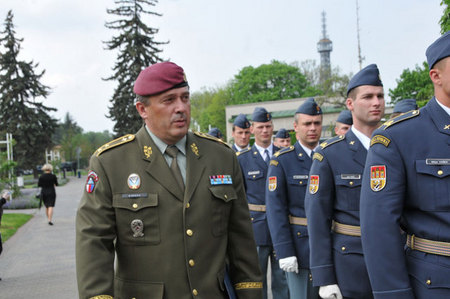 Vzpomínky na jednoho ze zakladatelů společného státu se na Petříně zůčastnil generál Aleš Opata