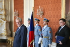 Prezident Miloš Zeman jmenoval nový kabinet premiéra Jiřího Rusnoka