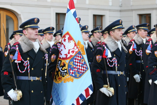 Hradní stráž slavila 95. výročí svého vzniku