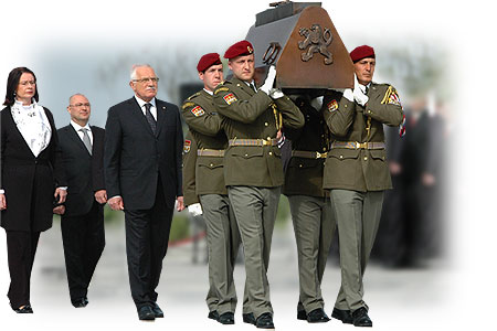 Na Vítkově byly uloženy ostatky neznámého vojína 