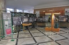 Výstava ve vestibulu budovy Univerzity obrany