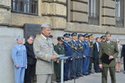 Výstavu před Generálním štábem AČR slavnostně zahájil náčelník GŠ AČR generálporučík Josef Bečvář