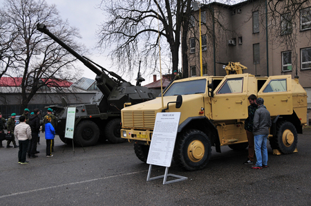 Ukázka vojenské techniky
