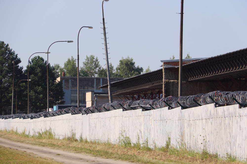 Součástí kasárna je i již předaný blok pod správou PČR