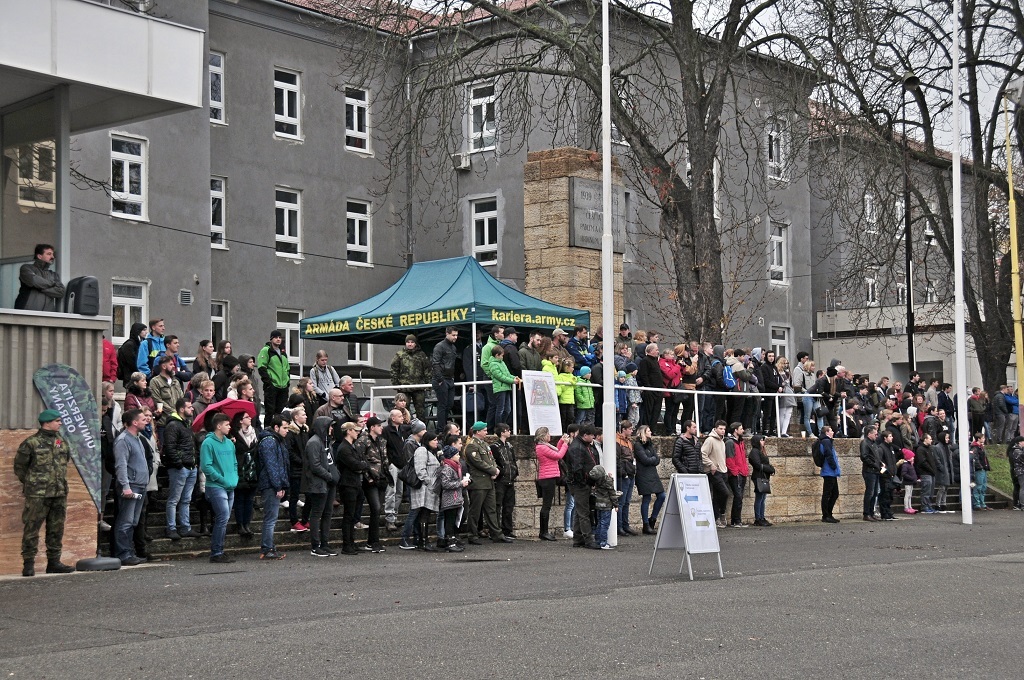 Návštěvníci během dynamické ukázky