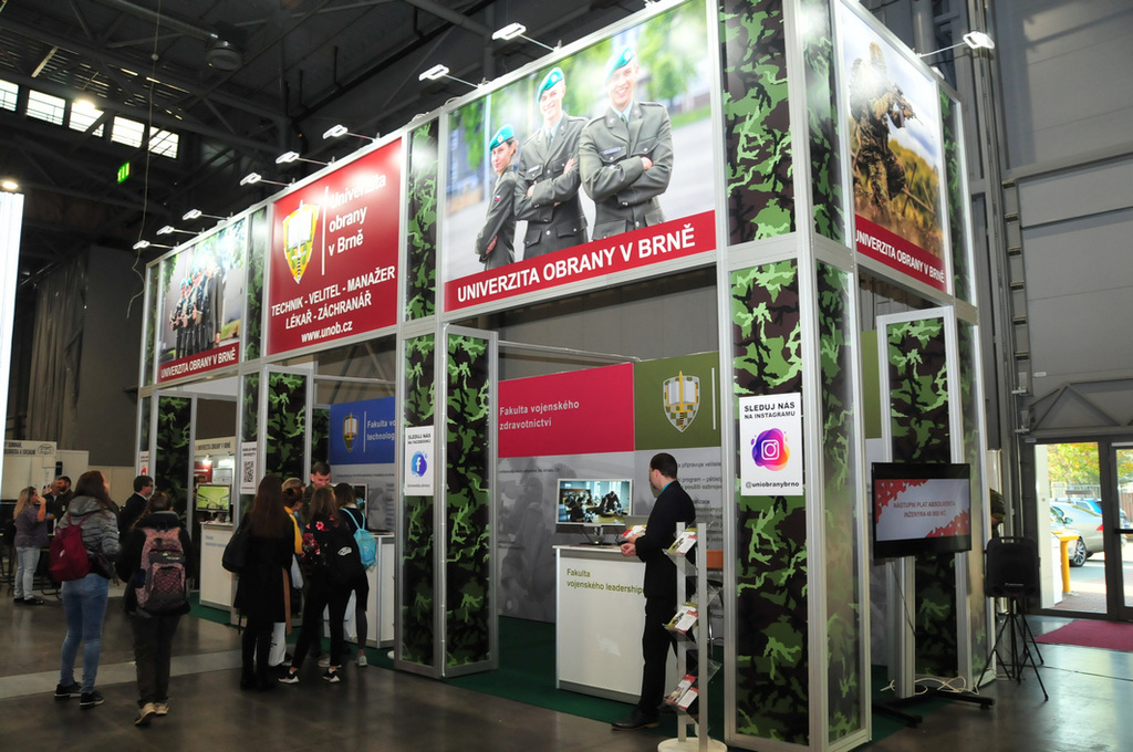 Expozice UO na veletrhu Gaudeamus