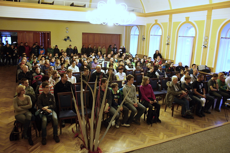 Úvodní prezentace školy v kulturním sále Na Písku