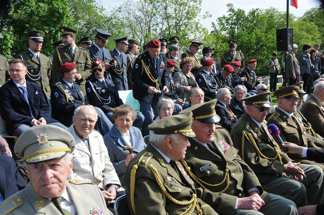 Mezi čestné hosty patřili váleční veteráni - účastníci 2. světové války 
