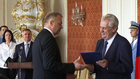 Vlastimil Picek složil předepsaný slib do rukou prezidenta republiky