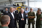 Minister Picek, PM Rusnok and LTG Pavel at Caslav AB