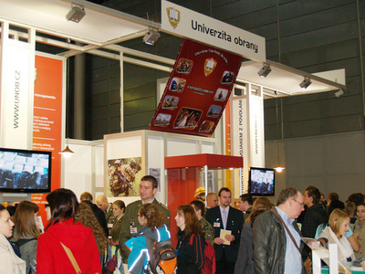 Velký zájem o Univerzitu obrany na veletrhu Gaudeamus 