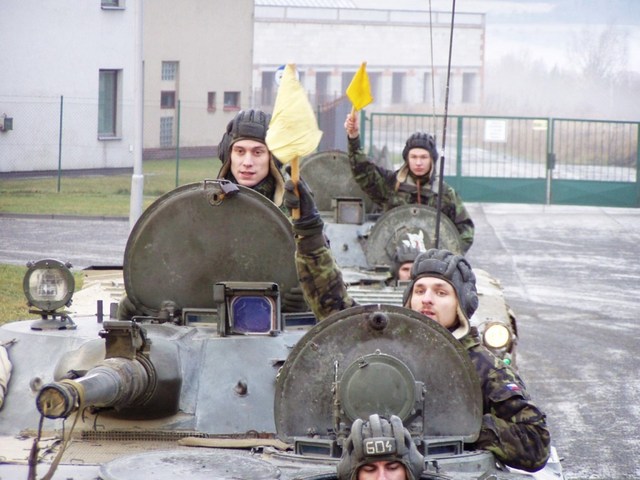 Praktický vojenský výcvik studentů ve VVP 